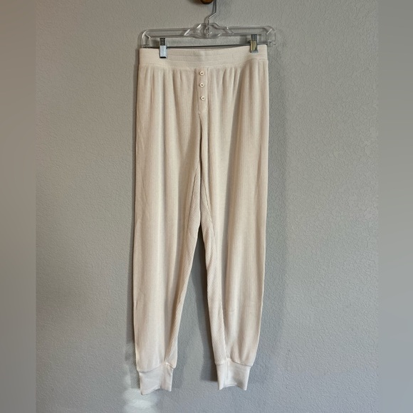 Pj Salvage. S. Cream lounge joggers. - Picture 1 of 6